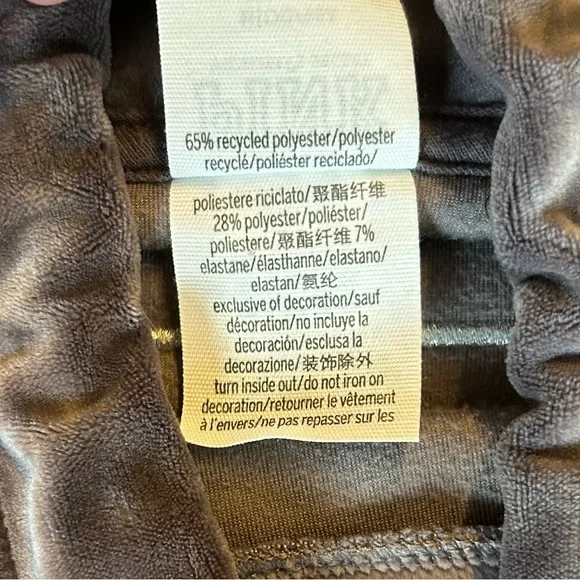 Victoria’s Secret PINK Varsity Velour Cowl Neck Relaxed Fit Tunic Top SZ Medium - Picture 8 of 9